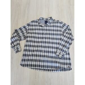 Tommy Bahama Shirt Mens XXXL 3XL Plaid Button Down Cotton